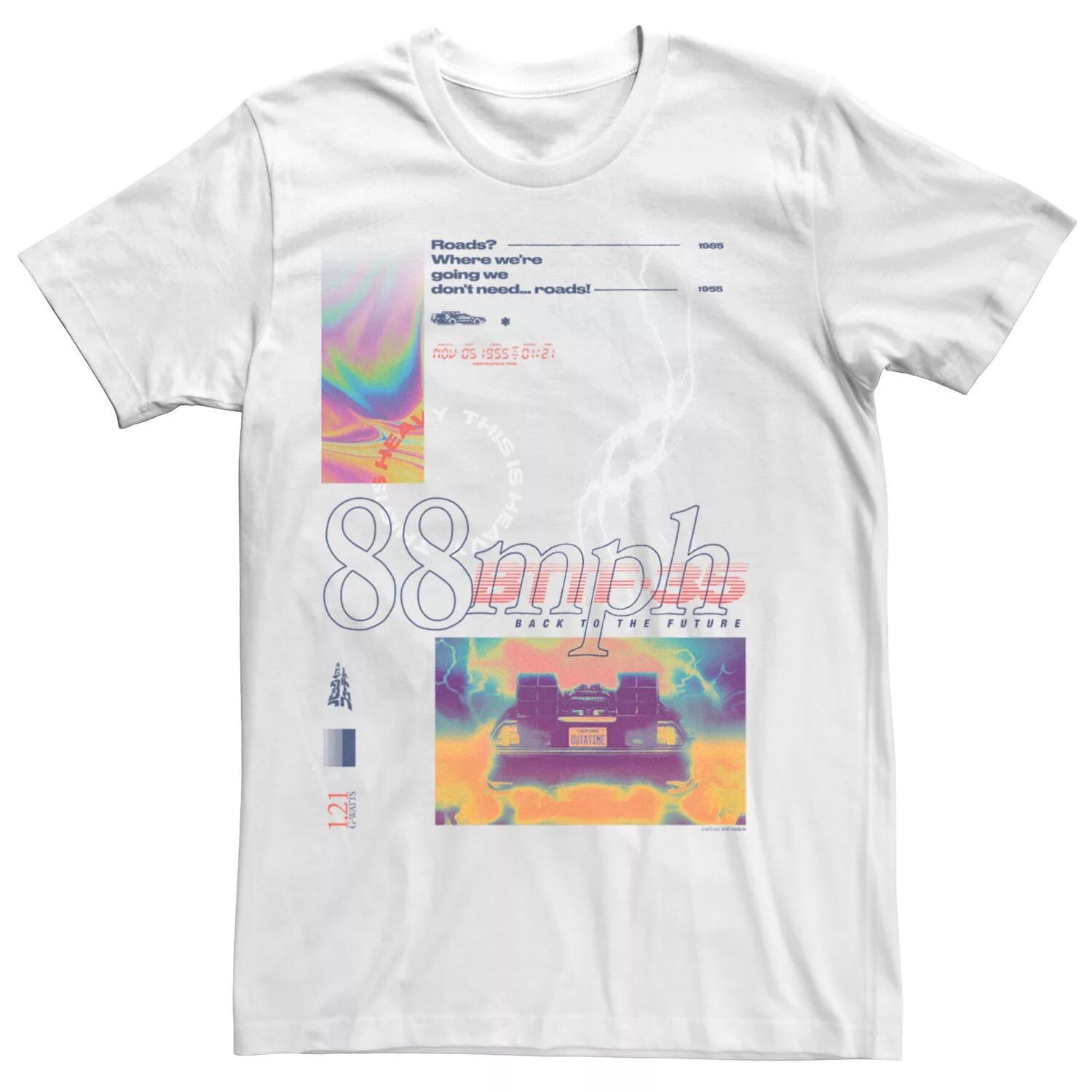 Мужская красочная футболка с плакатом «Назад в будущее» Licensed Character
Мужская красочная футболка с плакатом «Назад в будущее» Licensed Character