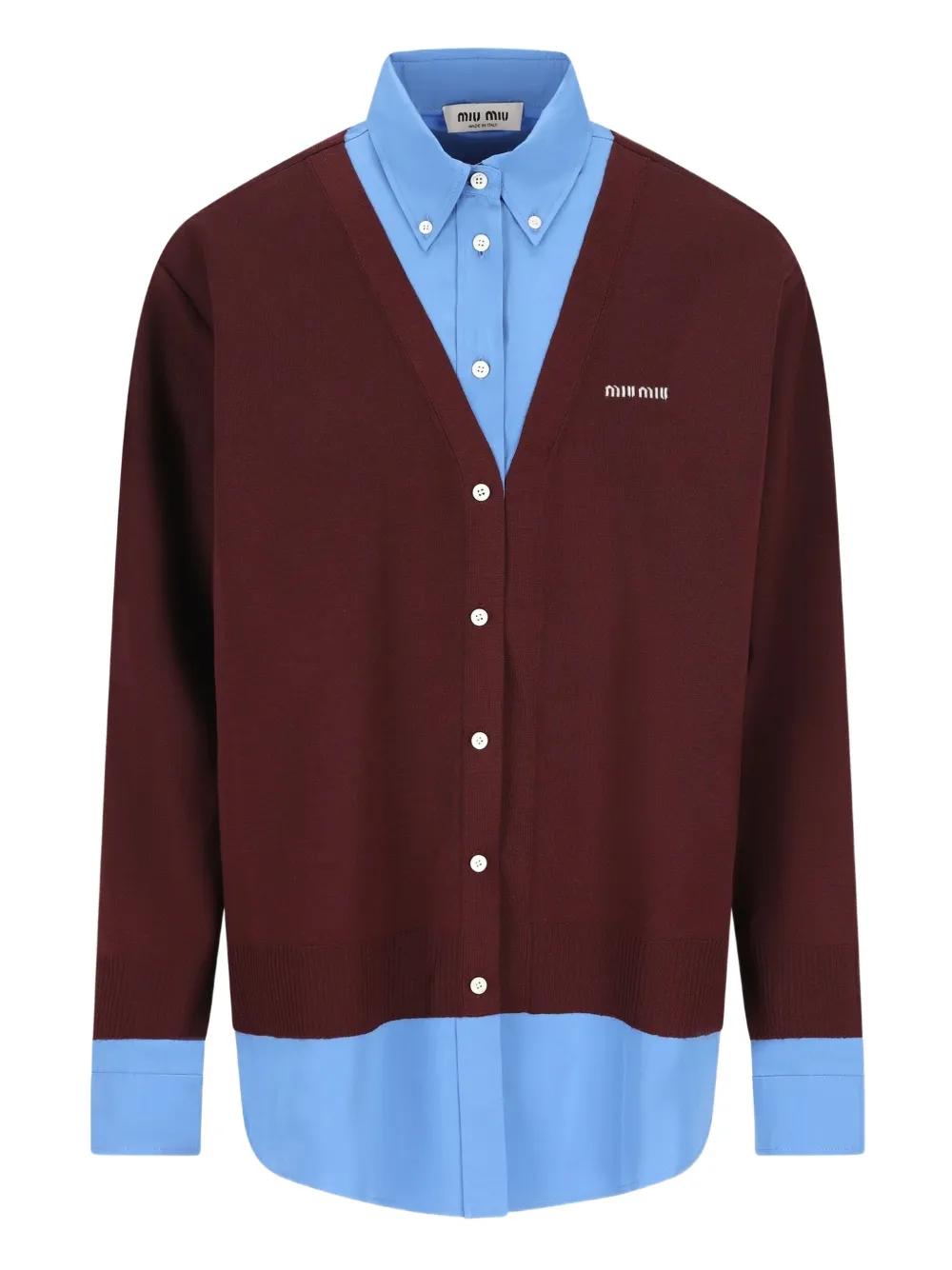Рубашка на пуговицах MIU MIU, красный
Рубашка на пуговицах MIU MIU, красный