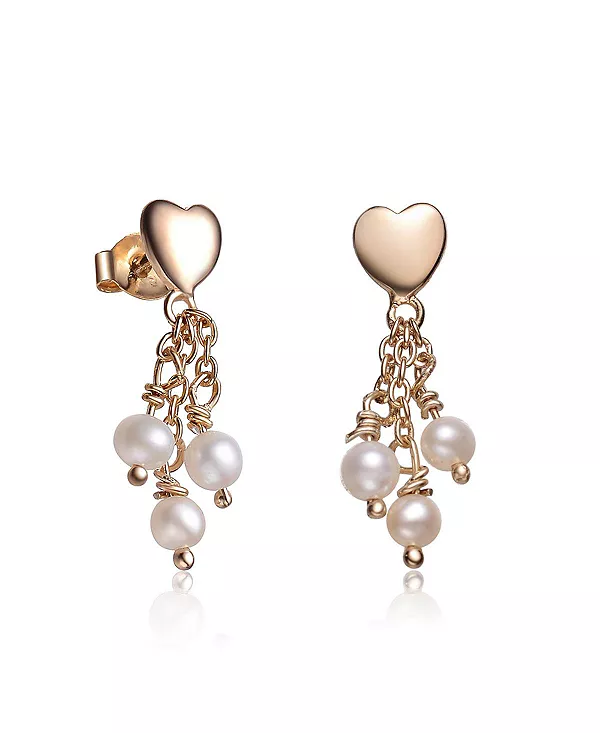 Серьги-Подвески из стерлингового серебра в форме сердца с жемчугом Gigigirl, gold
Серьги-Подвески из стерлингового серебра в форме сердца с жемчугом Gigigirl, gold