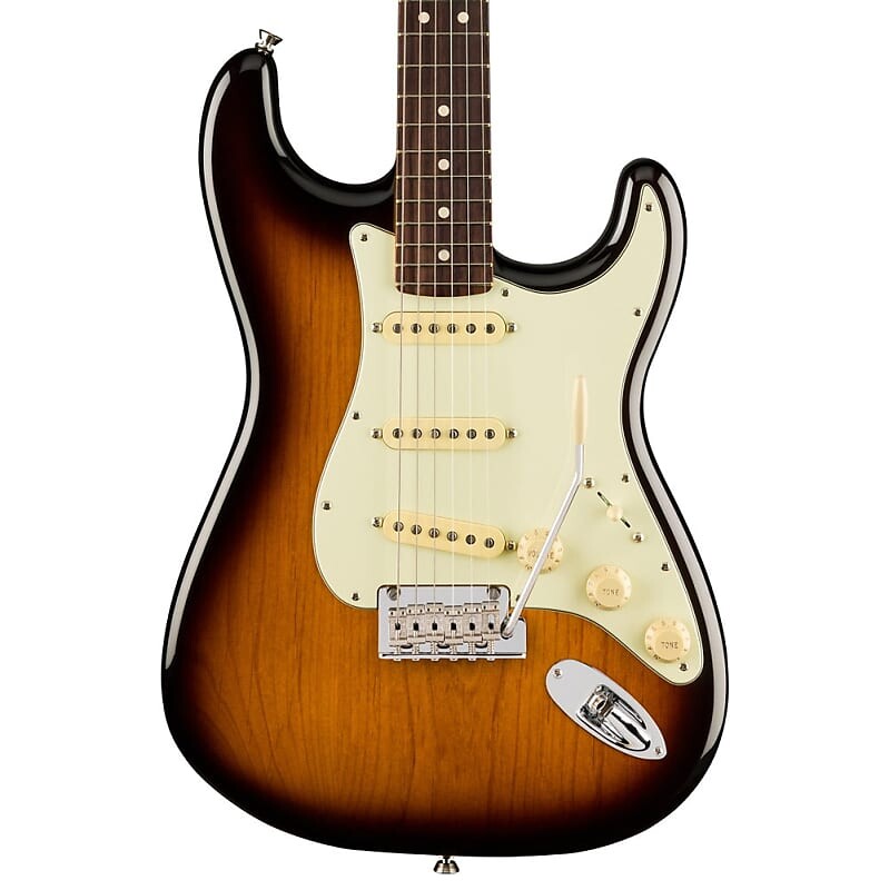 Электрогитара Fender 70th Anniversary American Professional II Stratocaster Electric Guitar - Rosewood Fingerboard - 2-Color Sunburst
Электрогитара Fender 70th Anniversary American Professional II Stratocaster Electric Guitar - Rosewood Fingerboard - 2-Color Sunburst