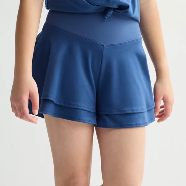 Шорты-клеш с резинкой на талии для девочек 7-16 лет Limited Too, синий
Шорты-клеш с резинкой на талии для девочек 7-16 лет Limited Too, синий