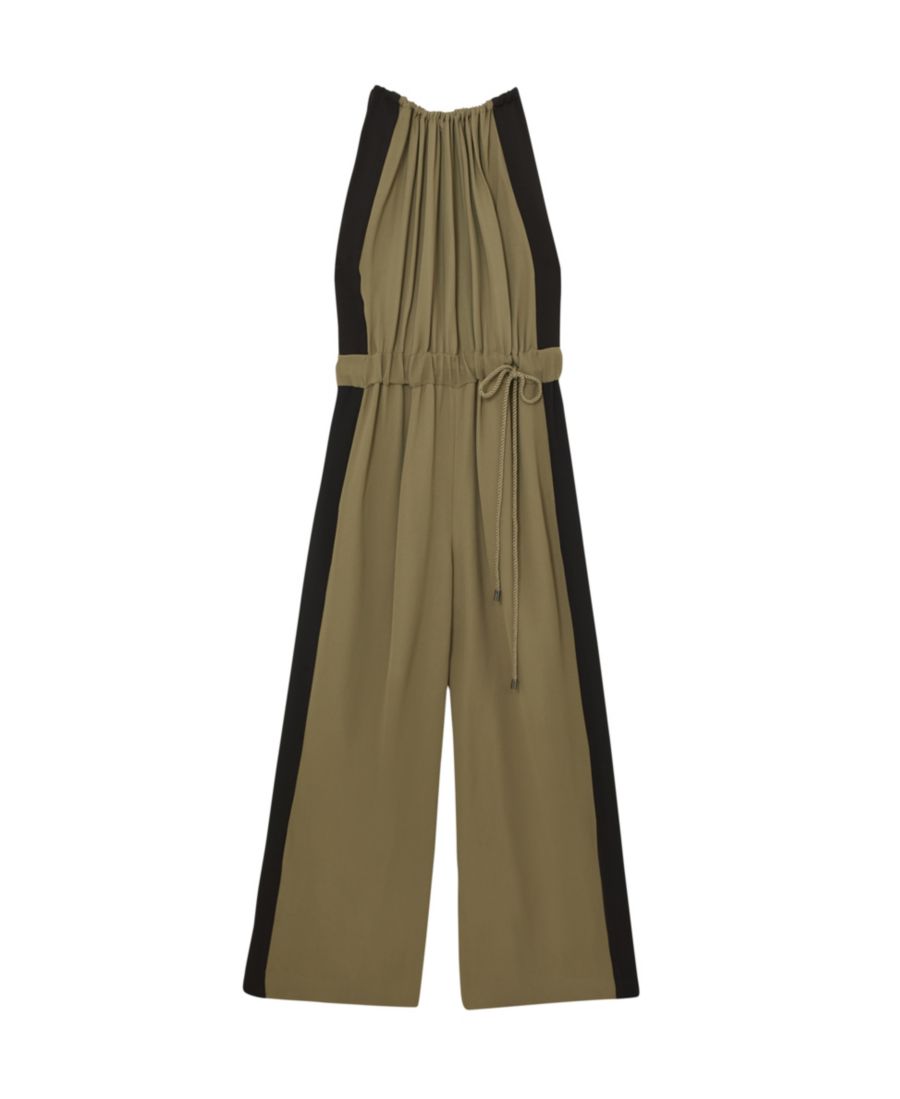 Комбинезон с широкими штанинами и сборками в стиле колор-блок REISS, Khaki, Green, Black
Комбинезон с широкими штанинами и сборками в стиле колор-блок REISS, Khaki, Green, Black