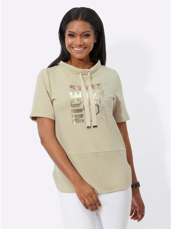 Рубашка с короткими рукавами песочного цвета WITT WEIDEN
Рубашка с короткими рукавами песочного цвета WITT WEIDEN