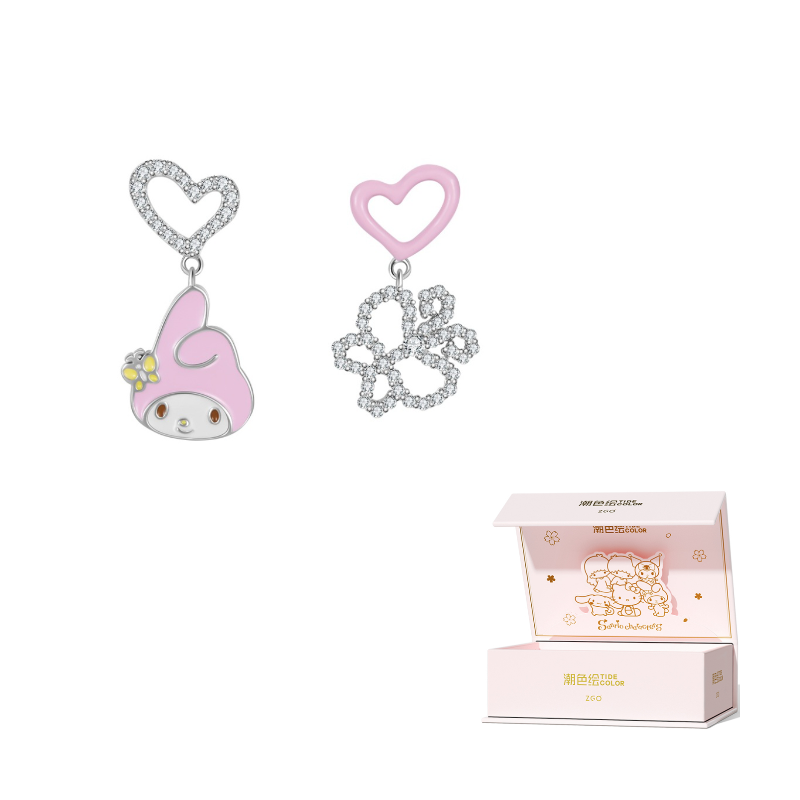 Sanrio Серьги-гвоздики Melodi 925 из стерлингового серебра
Sanrio Серьги-гвоздики Melodi 925 из стерлингового серебра