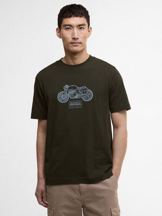 Футболка International Morris Motorbike из хлопка Barbour, Sage
Футболка International Morris Motorbike из хлопка Barbour, Sage