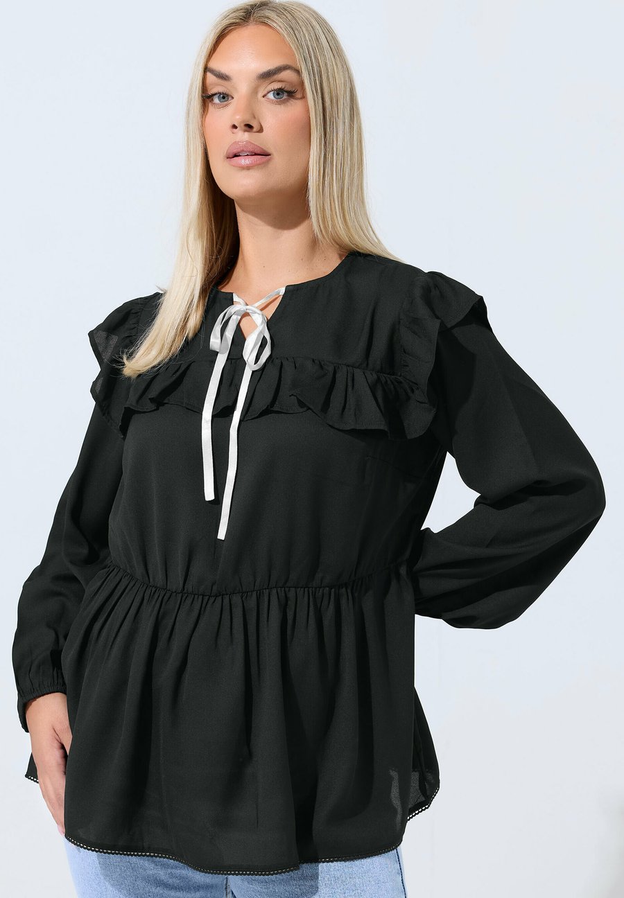 Блуза Yours Clothing TIE NECK, Black/Anthracite
Блуза Yours Clothing TIE NECK, Black/Anthracite