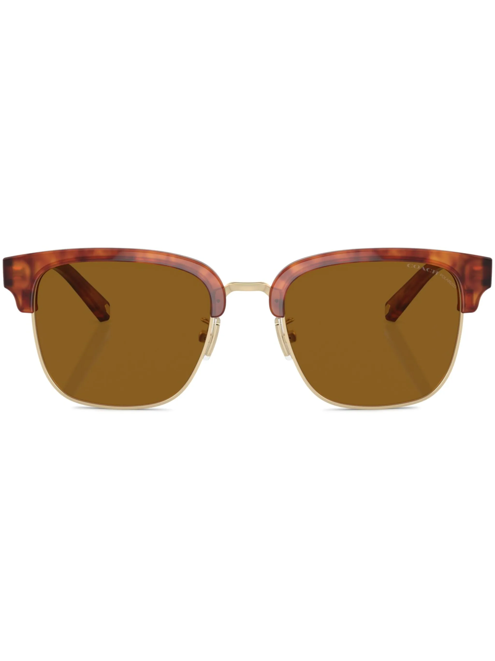 Солнцезащитные очки Workmark Retro с логотипом Coach, коричневый
Солнцезащитные очки Workmark Retro с логотипом Coach, коричневый