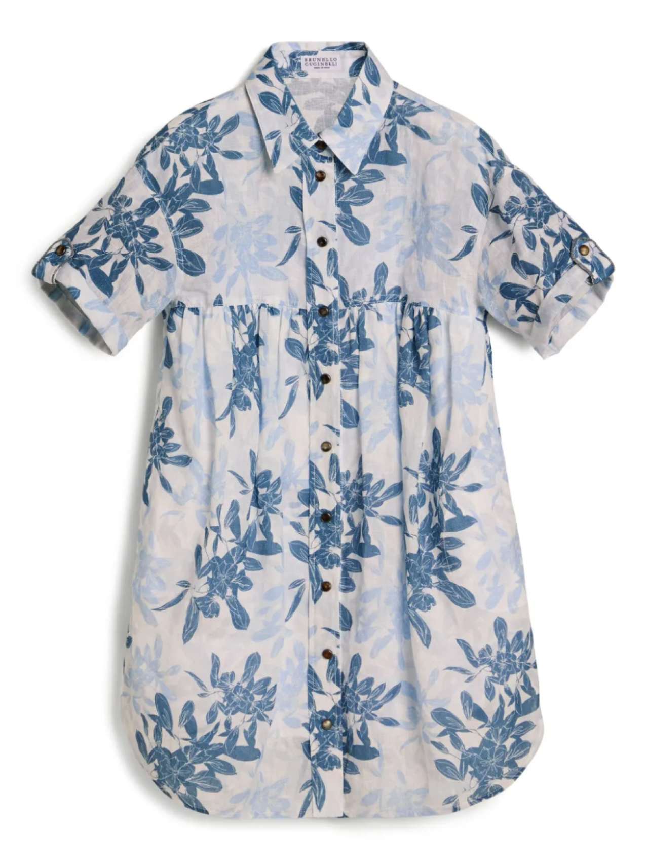 Brunello Cucinelli Kids платье-рубашка с цветочным принтом, черный
Brunello Cucinelli Kids платье-рубашка с цветочным принтом, черный