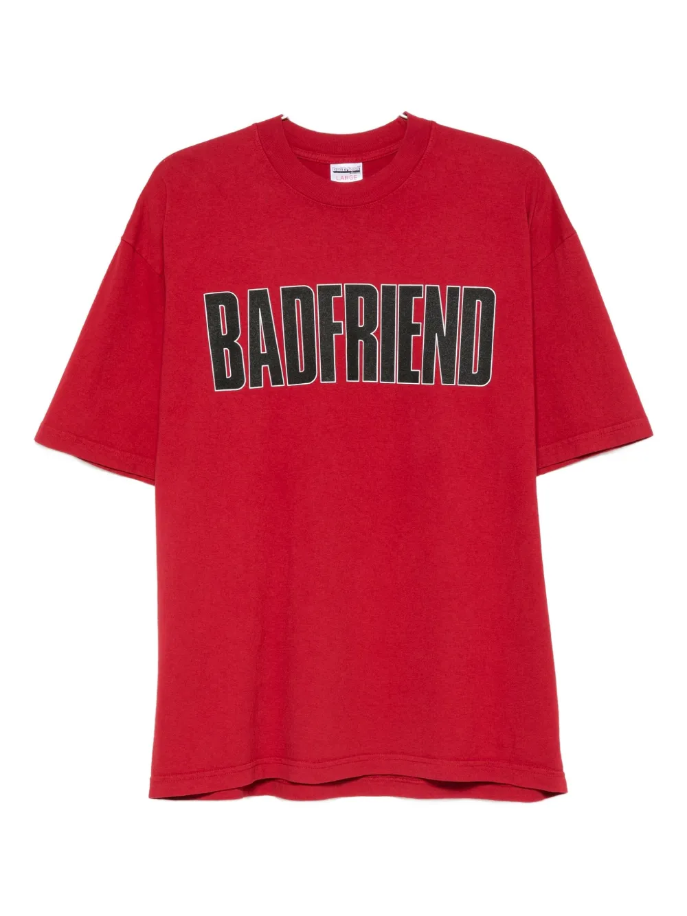 Футболка с круглым вырезом и логотипом BADFRIEND, красный
Футболка с круглым вырезом и логотипом BADFRIEND, красный