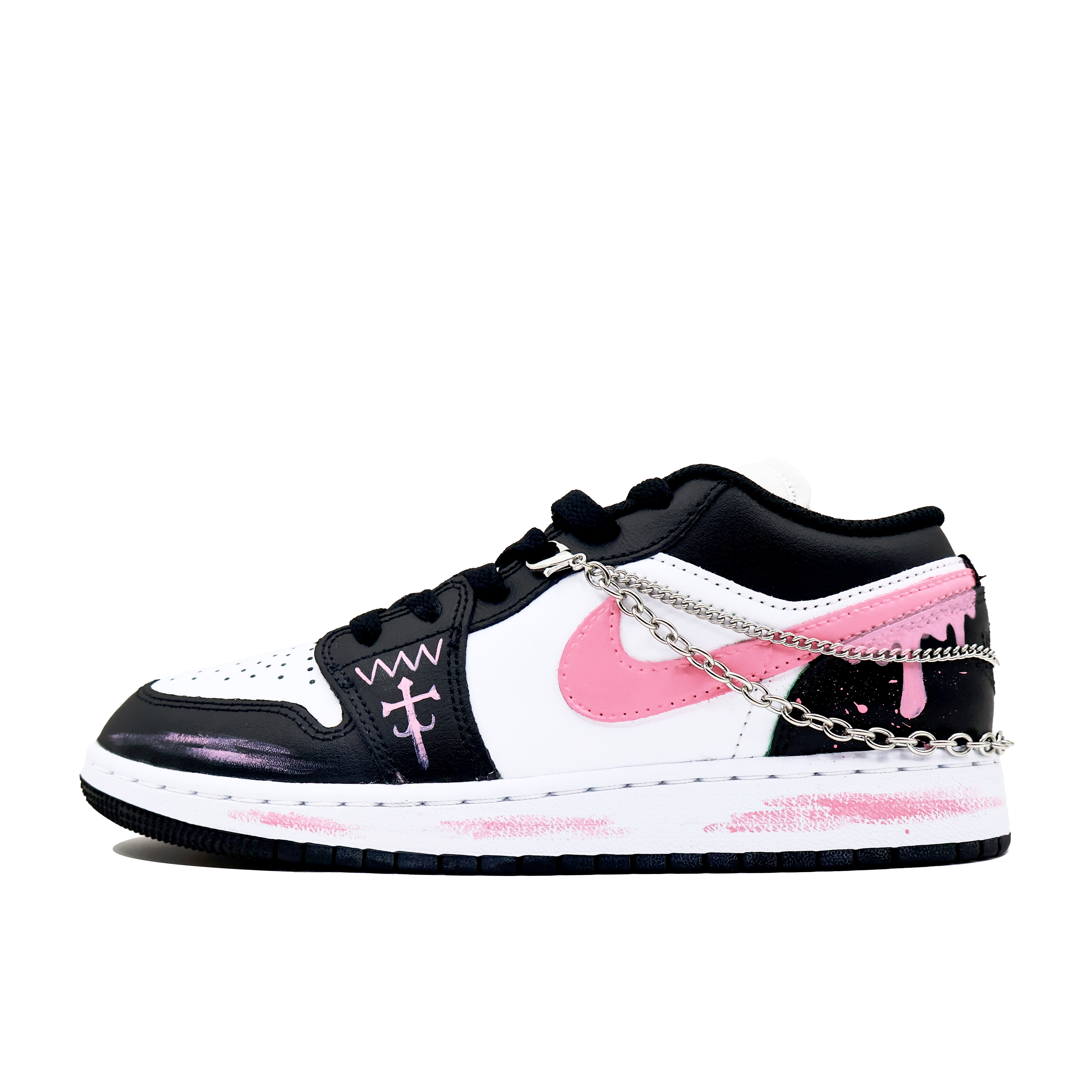 Баскетбольные кроссовки Air 1 для детей начальной школы Jordan, черный/розовый
Баскетбольные кроссовки Air 1 для детей начальной школы Jordan, черный/розовый