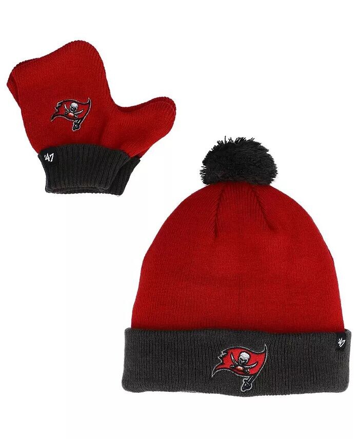 Красный, оловянный комплект Tampa Bay Buccaneers Bam Bam для мальчиков и девочек с манжетами и варежками с помпоном '47 Brand, красный
Красный, оловянный комплект Tampa Bay Buccaneers Bam Bam для мальчиков и девочек с манжетами и варежками с помпоном '47 Brand, красный