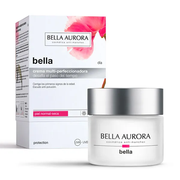 Ежедневное омолаживающее и средство против пятен Bella Crema De Día Multi-Perfeccionadora Bella Aurora, 50 ml
Ежедневное омолаживающее и средство против пятен Bella Crema De Día Multi-Perfeccionadora Bella Aurora, 50 ml