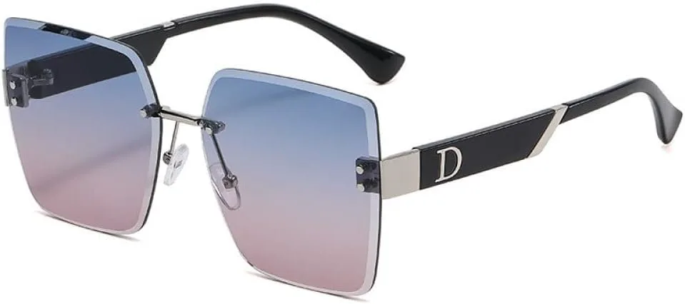 Женские солнцезащитные очки 2027 года с металлическими градиентными линзами, без оправы, коричнево-черные, квадратной формы, аксессуары для женщин MTZJH, C5
Женские солнцезащитные очки 2027 года с металлическими градиентными линзами, без оправы, коричнево-черные, квадратной формы, аксессуары для женщин MTZJH, C5