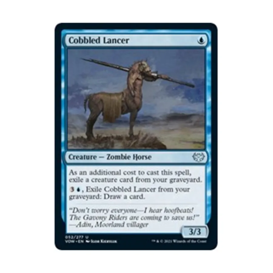 CCG Мощеный Лансер (U), MTG - Innistrad: Crimson Vow
CCG Мощеный Лансер (U), MTG - Innistrad: Crimson Vow