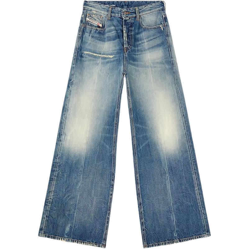 1996 d сир широкие клешеные джинсы с потертостями DIESEL, medium синий
1996 d сир широкие клешеные джинсы с потертостями DIESEL, medium синий