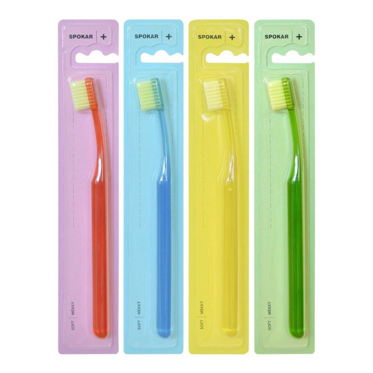Spokar, +plus, Зубная щетка с плотными волокнами, Мягкая
Spokar, +plus, Зубная щетка с плотными волокнами, Мягкая