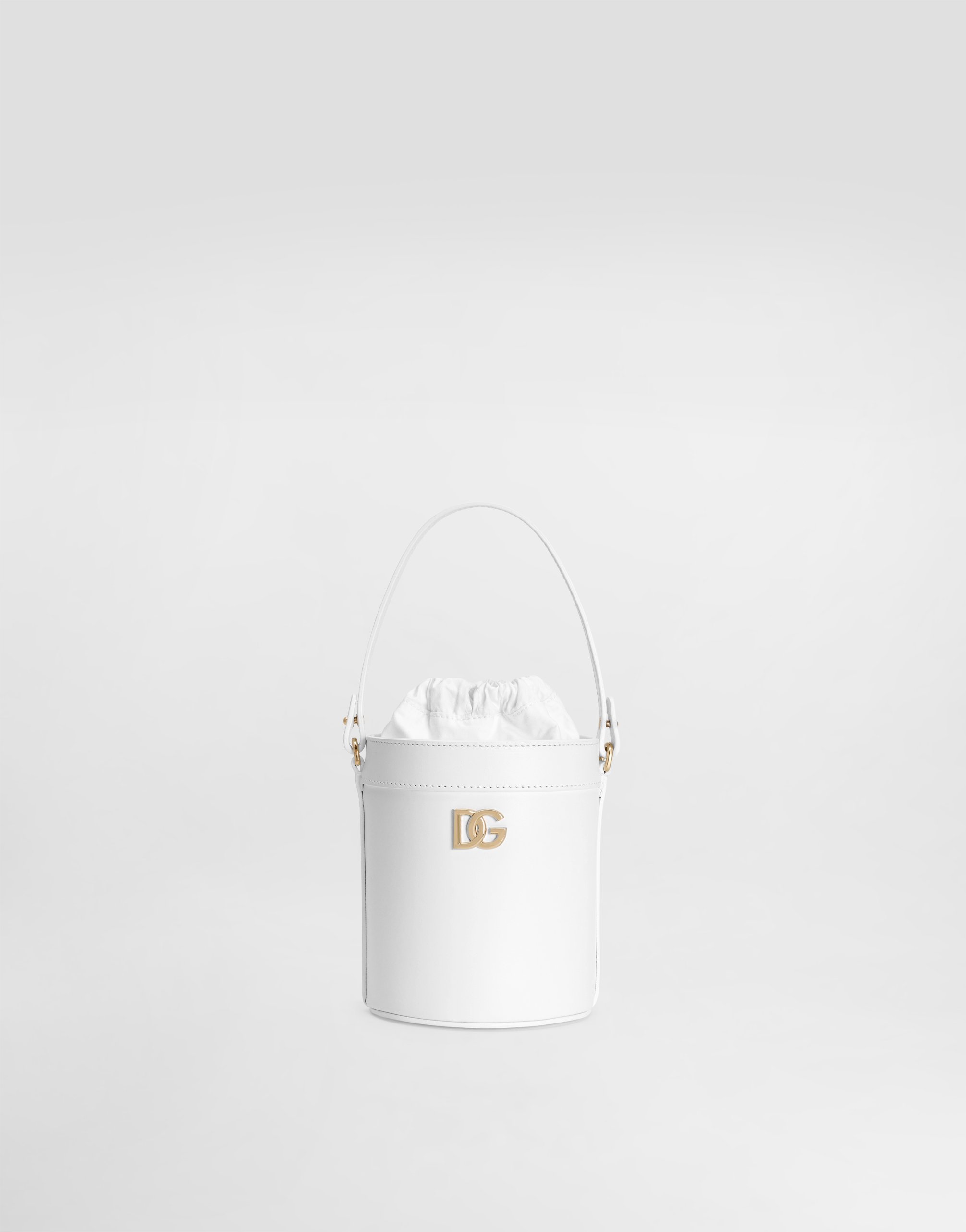 Сумка-ведро из телячьей кожи наппа DOLCE & GABBANA, белый
Сумка-ведро из телячьей кожи наппа DOLCE & GABBANA, белый