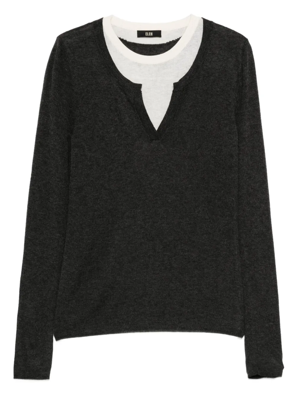 Многослойный топ с V-образным вырезом Eleh, серый
Многослойный топ с V-образным вырезом Eleh, серый