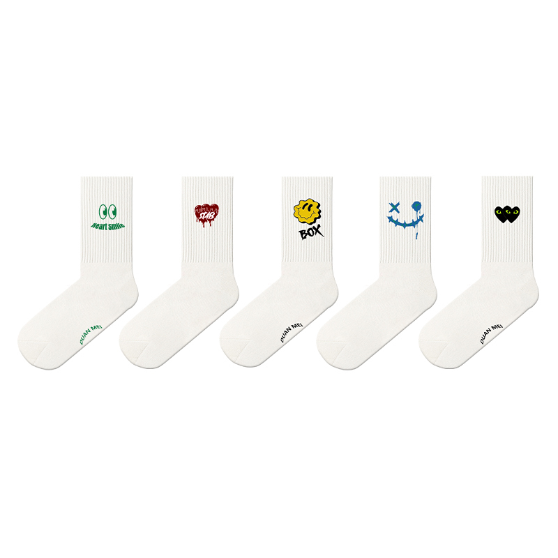 Носки до середины икры Унисекс 5 пар Duanmei, 3 белых 2 черных Sunlit Golden Mountain Комплект из 5 пар
Носки до середины икры Унисекс 5 пар Duanmei, 3 белых 2 черных Sunlit Golden Mountain Комплект из 5 пар