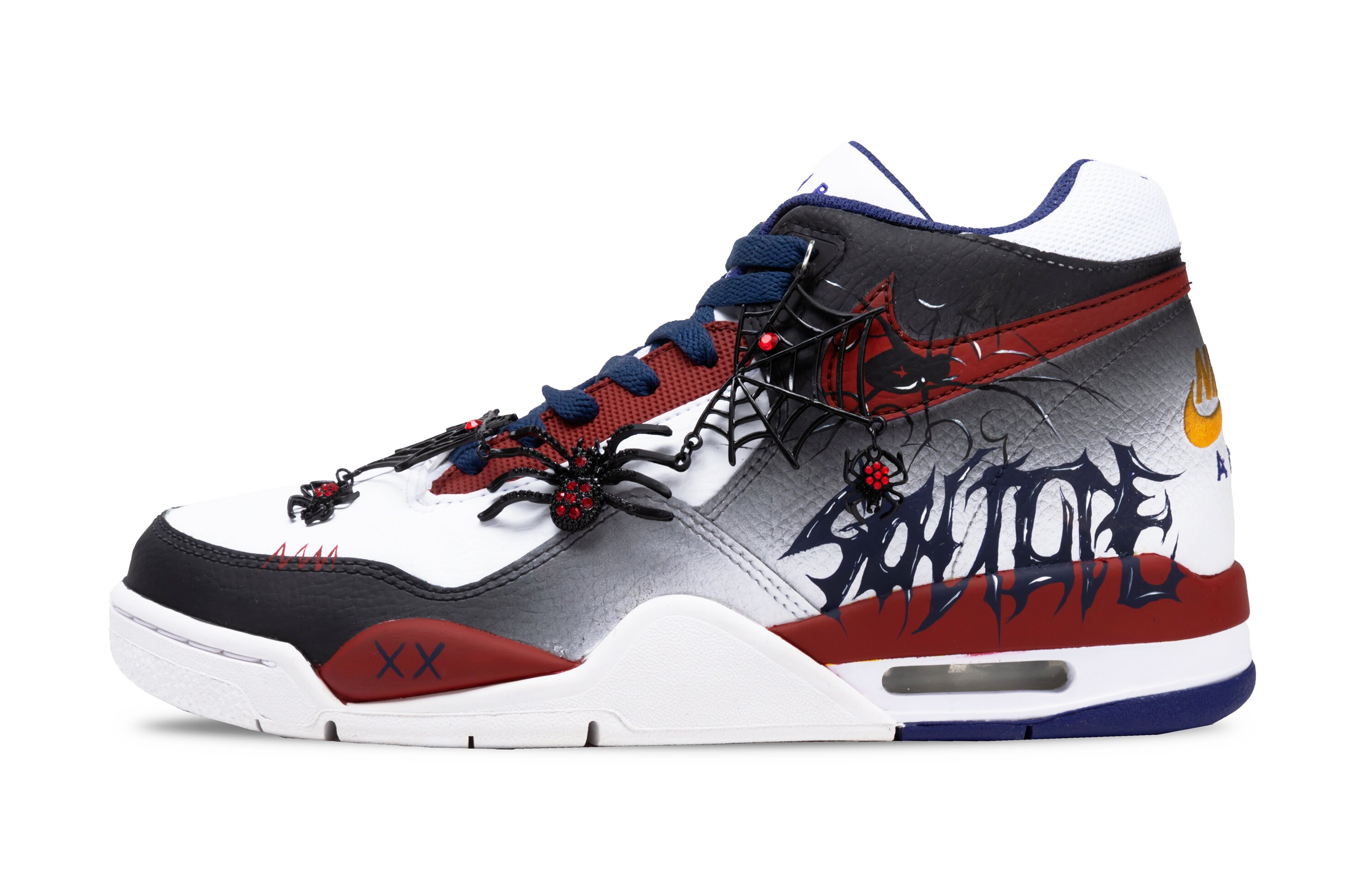 Nike Парные кроссовки Flight Legacy Dark Shadow Spider антискользящие износостойкие мид-топ винтажные баскетбольные мужские Black Red
Nike Парные кроссовки Flight Legacy Dark Shadow Spider антискользящие износостойкие мид-топ винтажные баскетбольные мужские Black Red