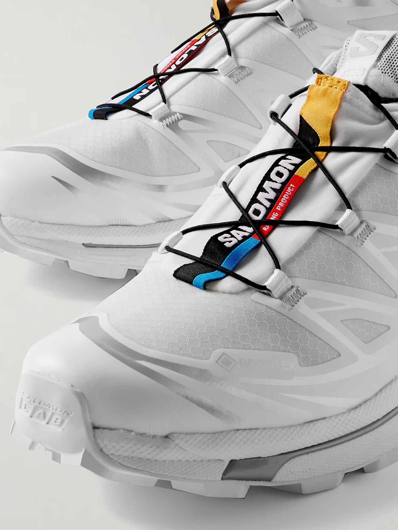 Кроссовки XT-6 GTX с резиновой отделкой GORE-TEX Mesh SALOMON, белый
Кроссовки XT-6 GTX с резиновой отделкой GORE-TEX Mesh SALOMON, белый