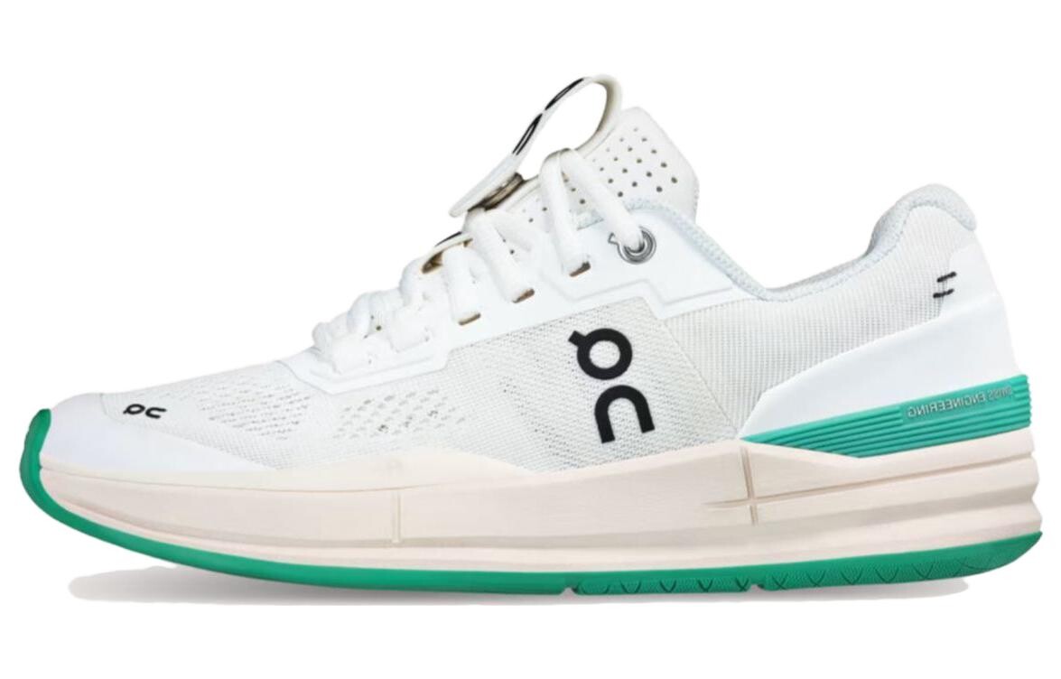 Кроссовки для бега ROGER женские с низким верхом, белые/зеленые On
Кроссовки для бега ROGER женские с низким верхом, белые/зеленые On