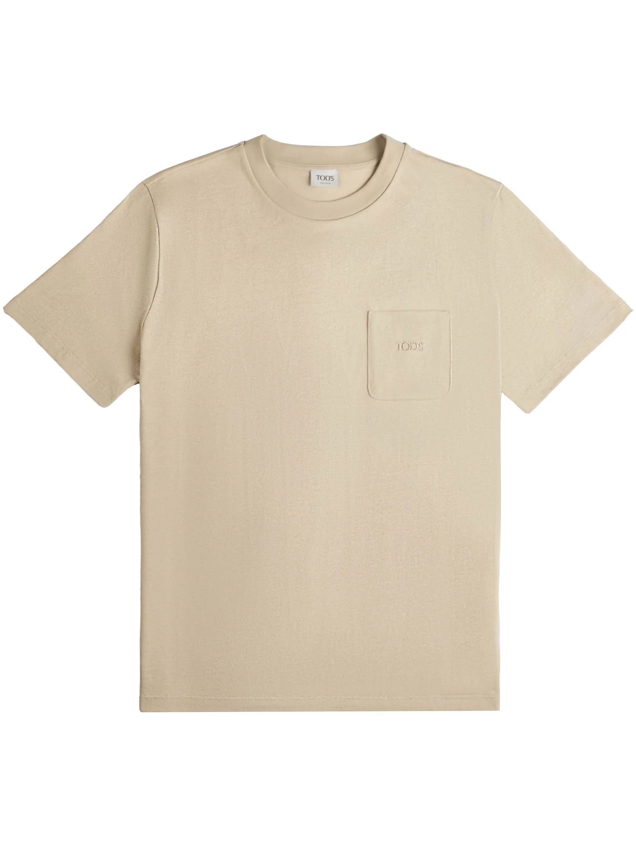 Футболка с вышитым логотипом Tod'S, бежевый
Футболка с вышитым логотипом Tod'S, бежевый