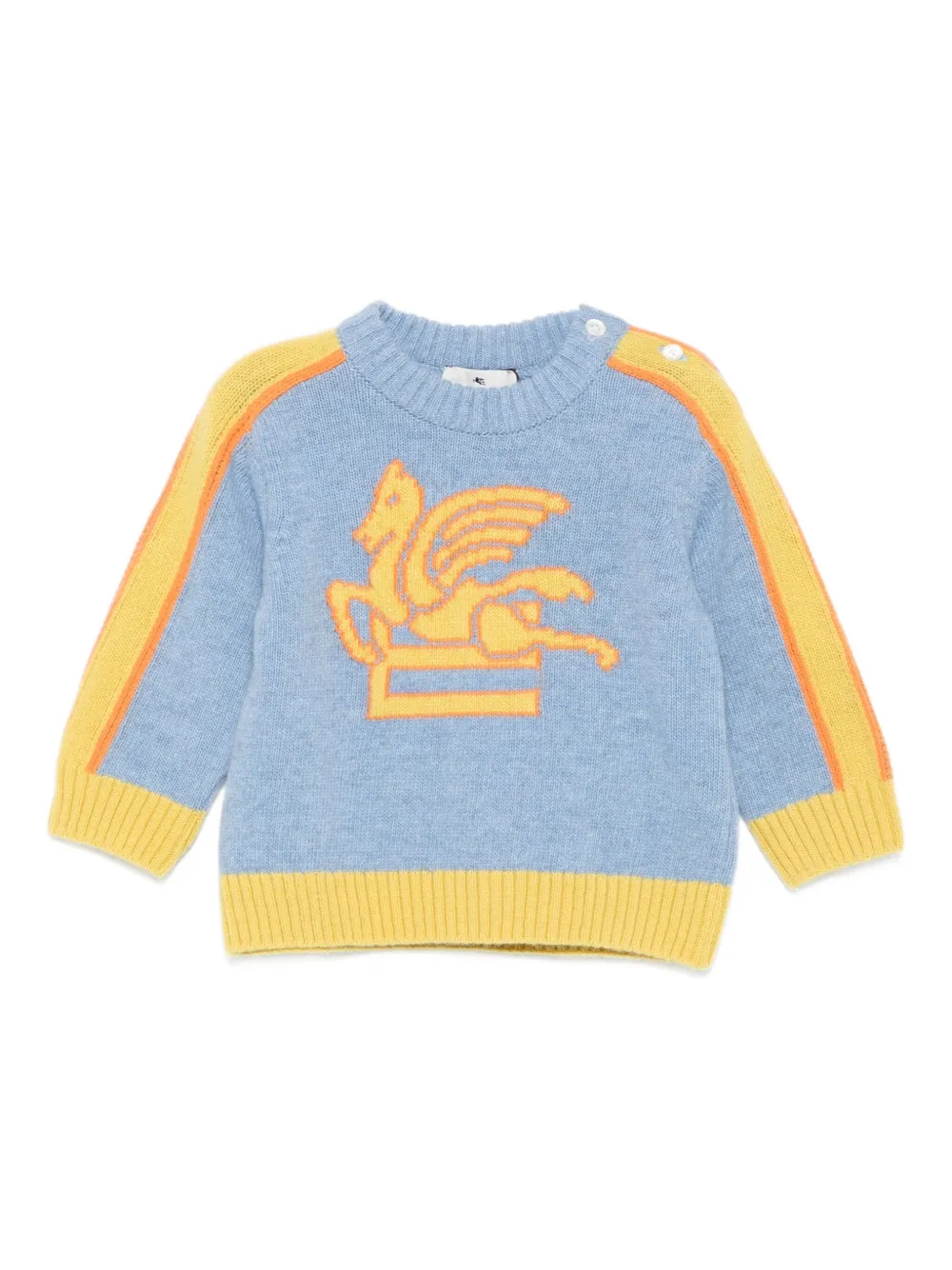 Свитер вязки интарсия Etro Kids, синий
Свитер вязки интарсия Etro Kids, синий