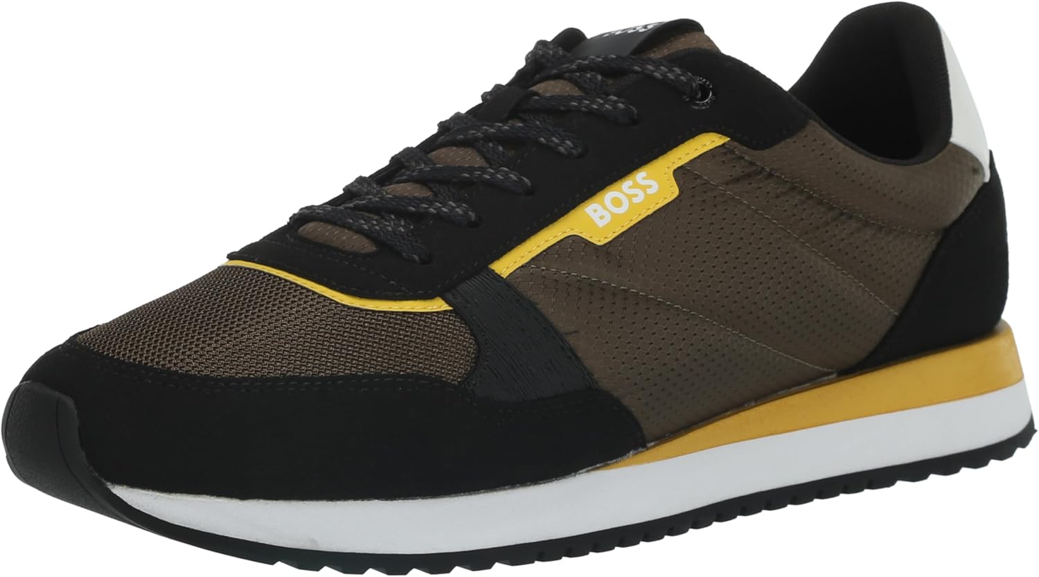 BOSS Мужские кроссовки Kai Retro Low Profile, Burnt Umber/Yellow/Black
BOSS Мужские кроссовки Kai Retro Low Profile, Burnt Umber/Yellow/Black
