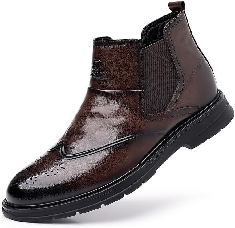 Мужские деловые повседневные высокие ботинки TGRNFHKPYY, стильная теплая обувь, коричневый
Мужские деловые повседневные высокие ботинки TGRNFHKPYY, стильная теплая обувь, коричневый