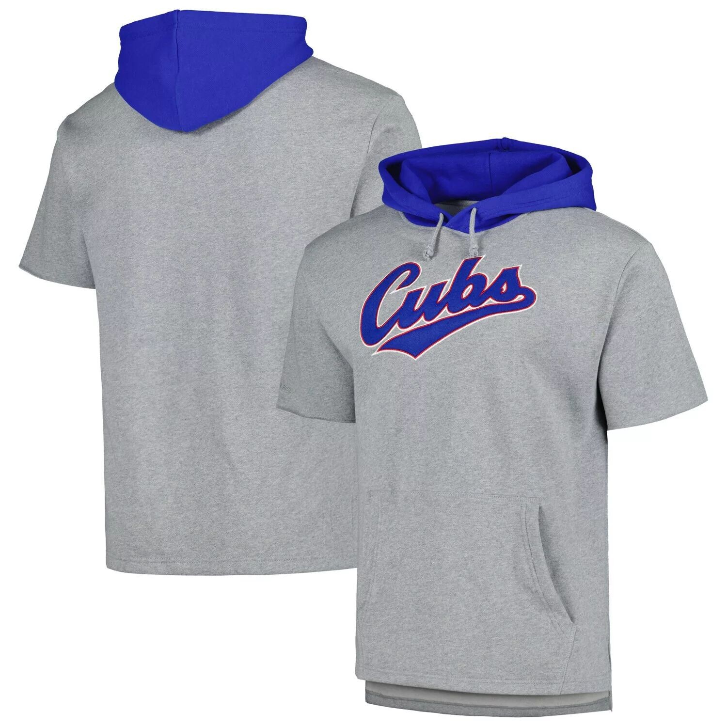Мужской пуловер с капюшоном и короткими рукавами Mitchell & Ness Heather Grey Chicago Cubs Postgame
Мужской пуловер с капюшоном и короткими рукавами Mitchell & Ness Heather Grey Chicago Cubs Postgame