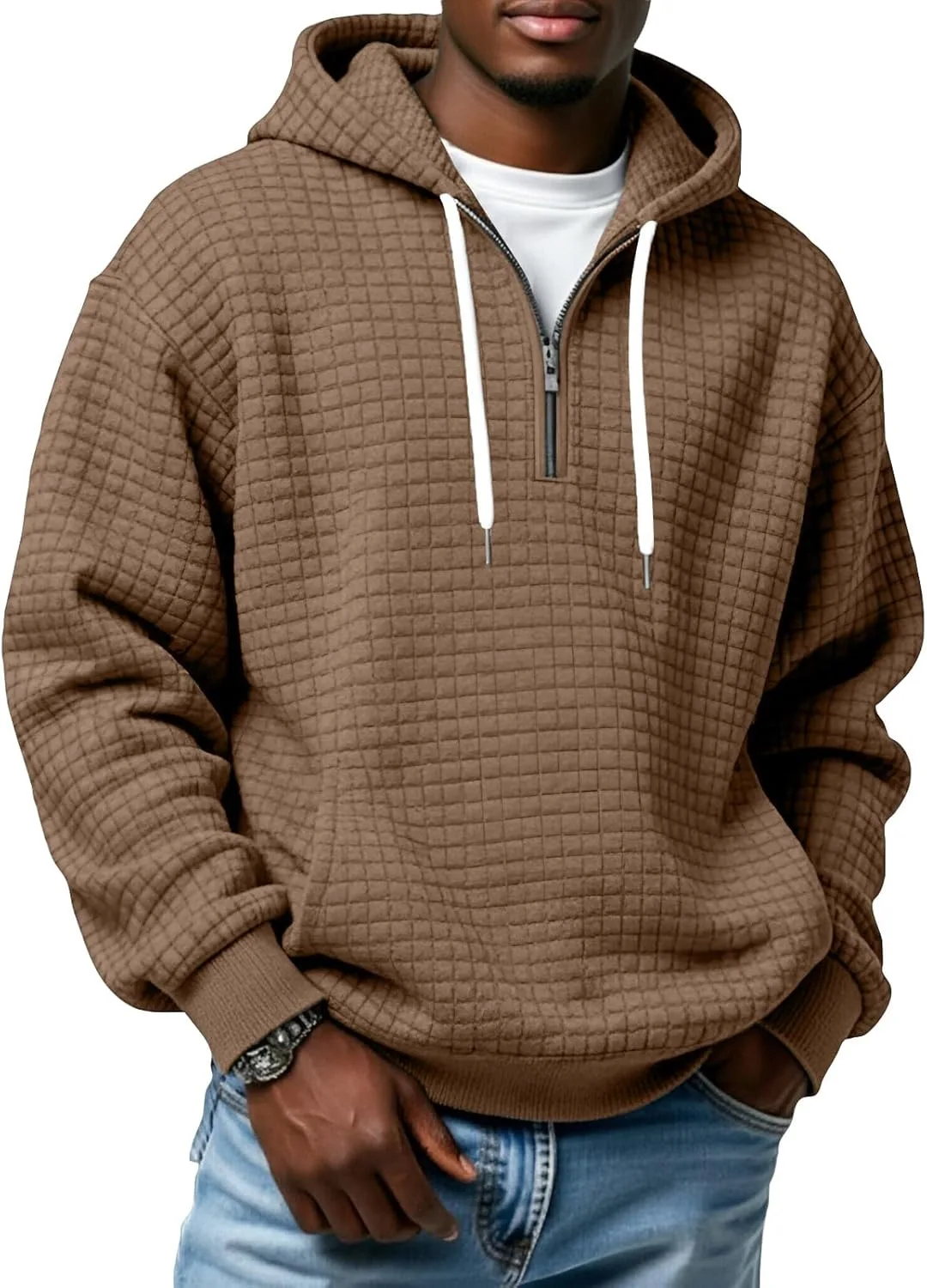 Толстовка Quarter Zip с капюшоном и длинным рукавом ZGHQHCDRH
Толстовка Quarter Zip с капюшоном и длинным рукавом ZGHQHCDRH