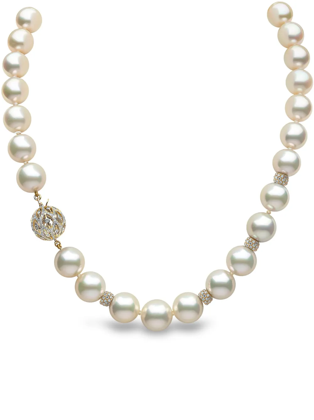 Колье «Классика Лу» из 18-каратного желтого золота с южноморским жемчугом и бриллиантами Yoko London, золотой
Колье «Классика Лу» из 18-каратного желтого золота с южноморским жемчугом и бриллиантами Yoko London, золотой