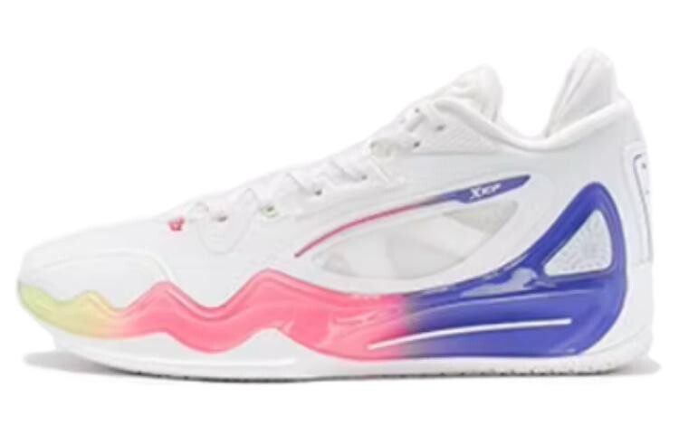 Баскетбольные кроссовки мужские высокие белые/розовые/синие Xtep
Баскетбольные кроссовки мужские высокие белые/розовые/синие Xtep