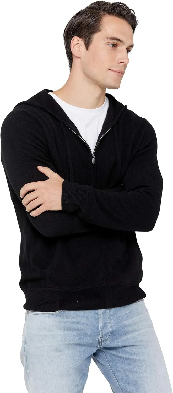 State Cashmere мужской худи на молнии 100% чистый кашемир с длинными рукавами и карманами
State Cashmere мужской худи на молнии 100% чистый кашемир с длинными рукавами и карманами