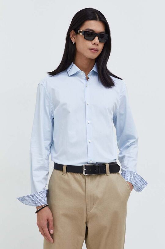 Хлопчатобумажная рубашка Hugo, синий
Хлопчатобумажная рубашка Hugo, синий