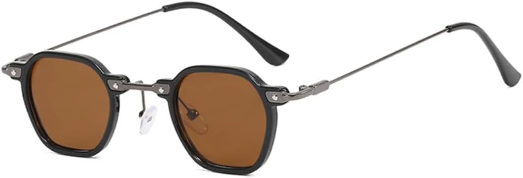 Солнцезащитные очки с защитой UV400 | Компактная панк-оправа с металлическими дужками | Для женщин и мужчин, для занятий спортом на открытом воздухе и вождения DSVIGF, Black Brown
Солнцезащитные очки с защитой UV400 | Компактная панк-оправа с металлическими дужками | Для женщин и мужчин, для занятий спортом на открытом воздухе и вождения DSVIGF, Black Brown