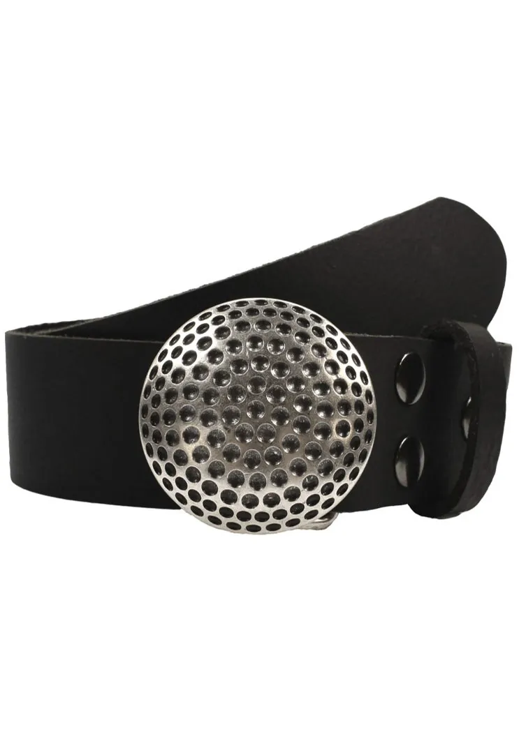 Кожаный ремень LIFEBURG by showroom 019° со сменной застежкой "Golf Ball Silver" Rettungsring By Showroom 019°, черный
Кожаный ремень LIFEBURG by showroom 019° со сменной застежкой "Golf Ball Silver" Rettungsring By Showroom 019°, черный