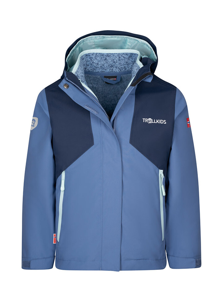 Функциональная куртка Trollkids 3in1 Preikestolen, синий
Функциональная куртка Trollkids 3in1 Preikestolen, синий