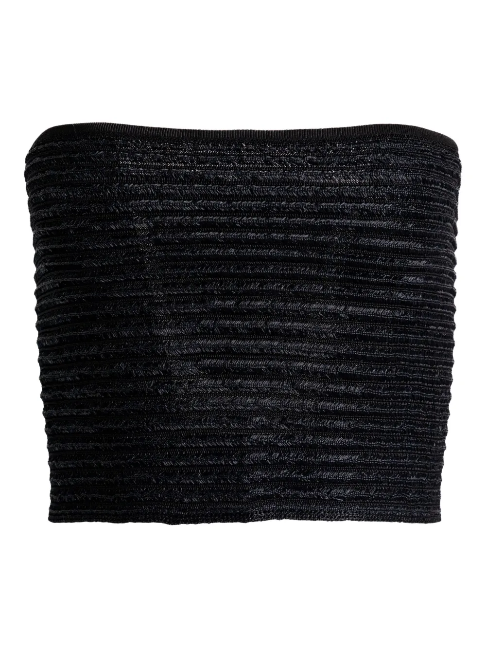 Топ в рубчик без бретелей Alaïa, черный
Топ в рубчик без бретелей Alaïa, черный