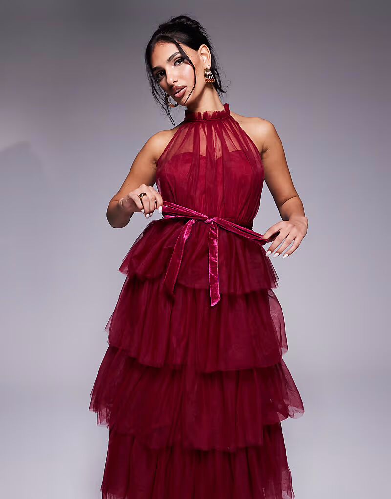 Платье миди Lulus с высоким воротом, многослойное, цвета ржавчины
Платье миди Lulus с высоким воротом, многослойное, цвета ржавчины