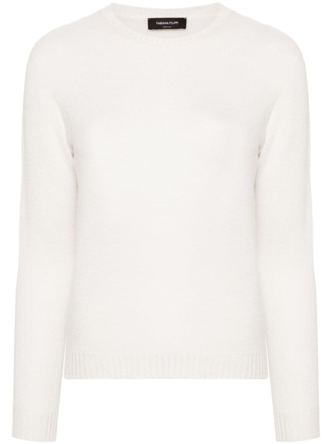 Fabiana Filippi кашемировый джемпер с круглым вырезом, белый
Fabiana Filippi кашемировый джемпер с круглым вырезом, белый