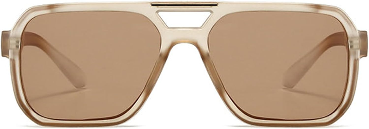 Солнцезащитные очки Willochra Luxury Oversized Pilot для женщин и мужчин, популярные винтажные, с двойной перемычкой, квадратной формы, защита от УФ-излучения UV400, C2
Солнцезащитные очки Willochra Luxury Oversized Pilot для женщин и мужчин, популярные винтажные, с двойной перемычкой, квадратной формы, защита от УФ-излучения UV400, C2