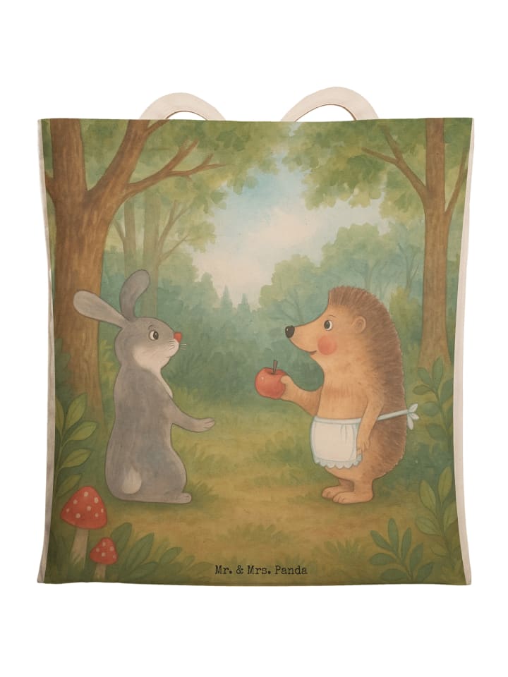 Mr. & Mrs. Panda Сумка для покупок с изображением кролика и ежика, без слогана, белого цвета
Mr. & Mrs. Panda Сумка для покупок с изображением кролика и ежика, без слогана, белого цвета