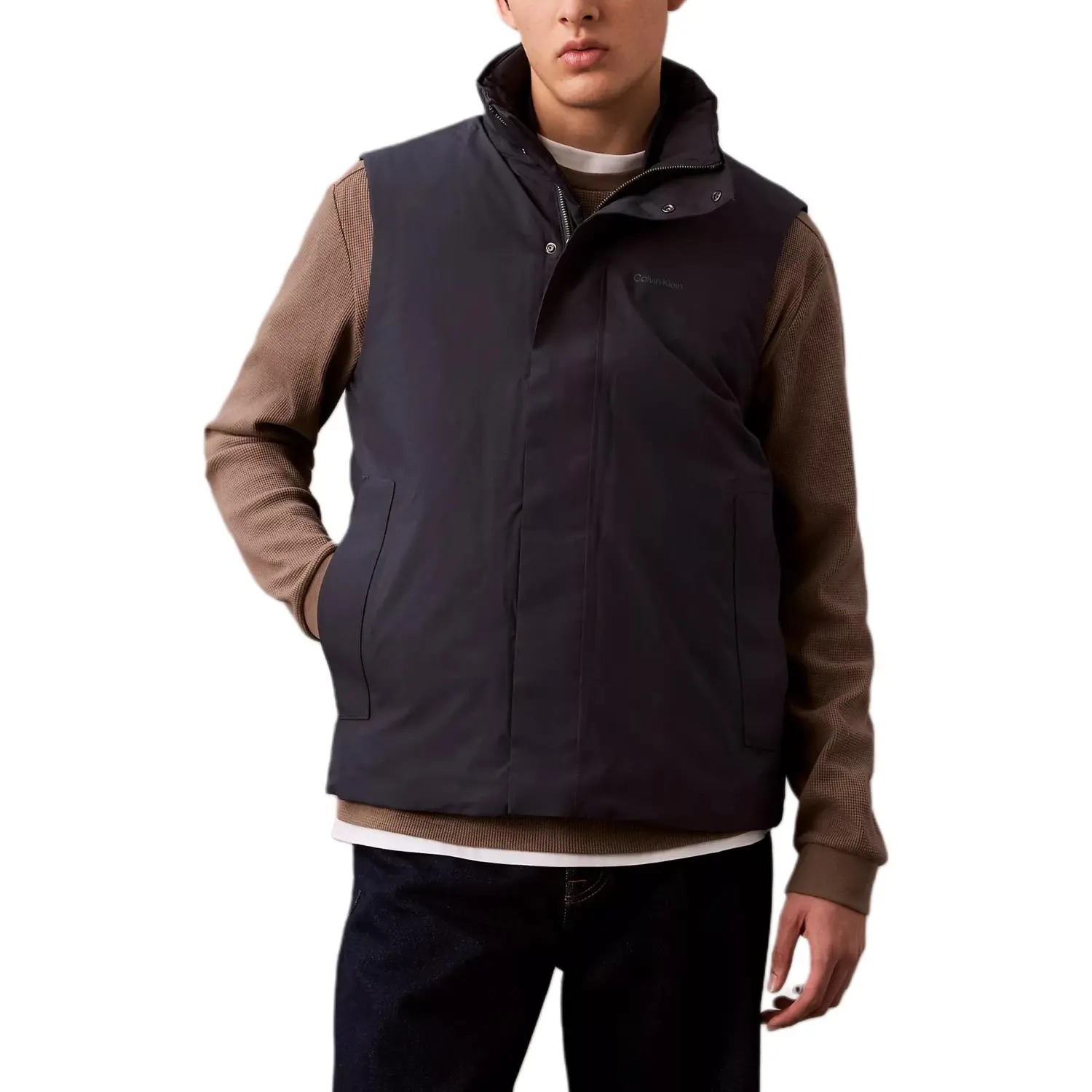 Calvin Klein Темно-синий мужской жилет с драгоценными камнями, Dark Blue Gemstone
Calvin Klein Темно-синий мужской жилет с драгоценными камнями, Dark Blue Gemstone