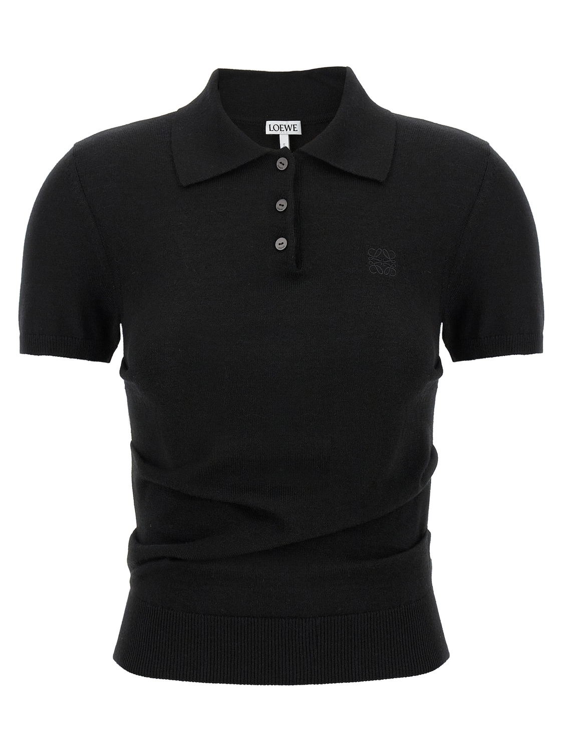 Поло с изогнутыми бедрами LOEWE, черный
Поло с изогнутыми бедрами LOEWE, черный