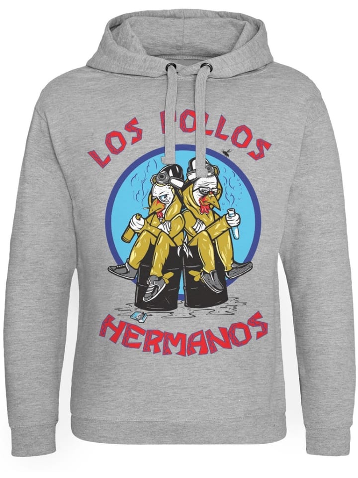 Толстовка Walter Jesse Hermanos Epic Hoodie серого цвета Breaking Bad
Толстовка Walter Jesse Hermanos Epic Hoodie серого цвета Breaking Bad