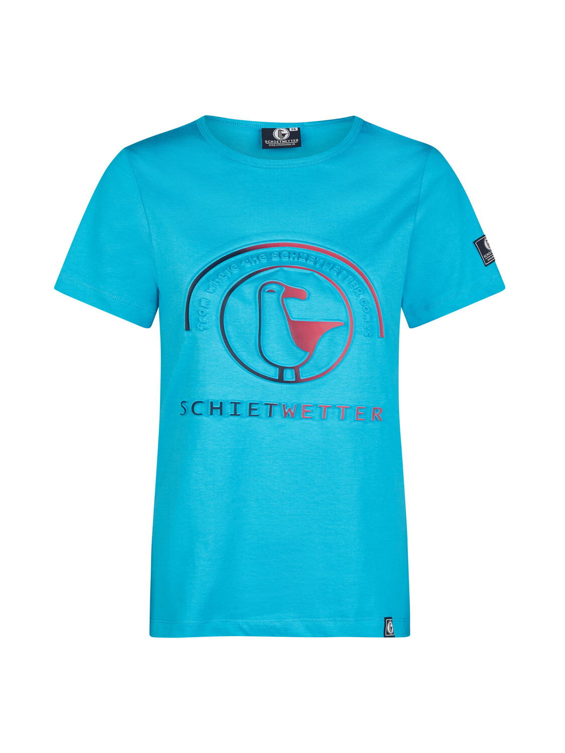 Футболка SCHIETWETTER Mara, 3D Print, 100% Baumwolle,, цвет azuro 
Футболка SCHIETWETTER Mara, 3D Print, 100% Baumwolle,, цвет azuro