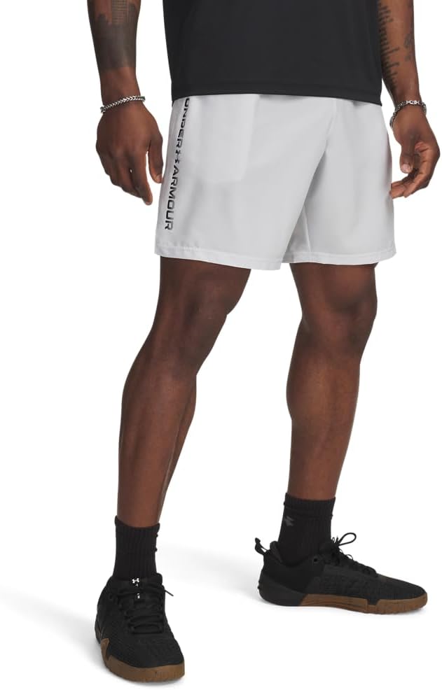Шорты Under Armour Woven Wordmark, (023) Distant Gray/Black
Шорты Under Armour Woven Wordmark, (023) Distant Gray/Black