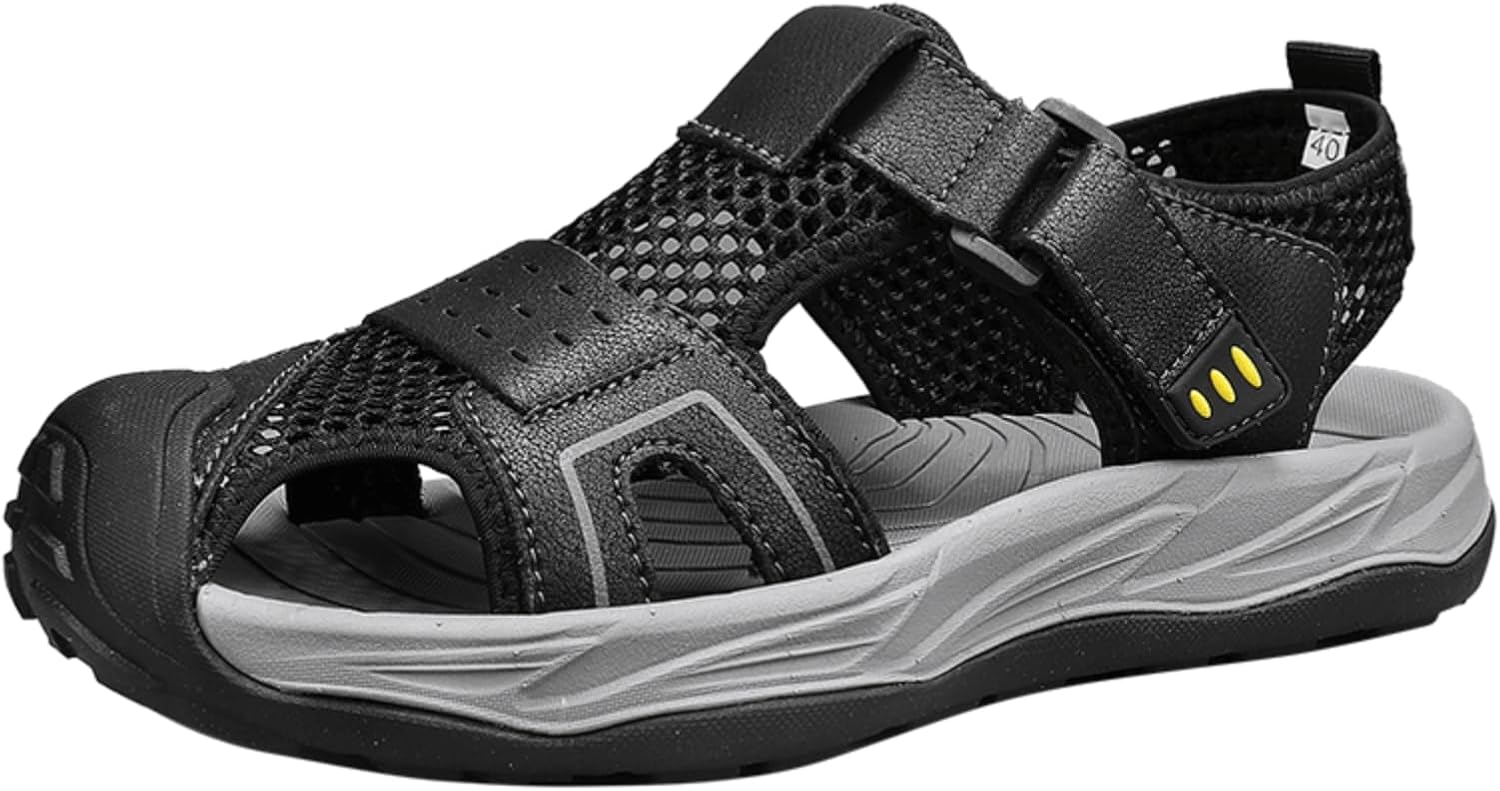 Мужские летние сандалии для спорта и путешествий, легкие дышащие сандалии, пляжная обувь Ucilxi, черный
Мужские летние сандалии для спорта и путешествий, легкие дышащие сандалии, пляжная обувь Ucilxi, черный